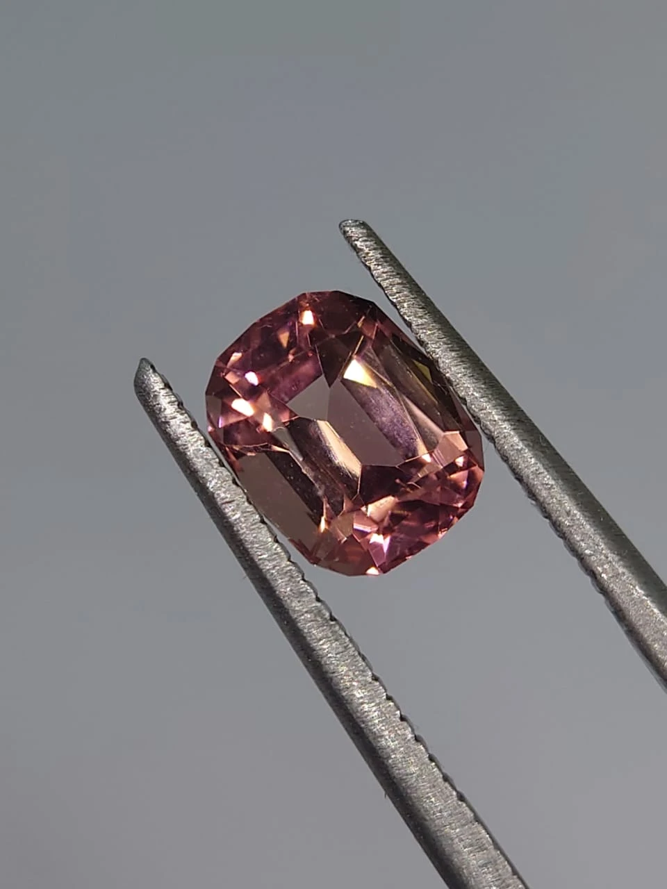 1.4ct Natural Peachy Pink Tourmaline Loose Gemstone from Afghanistan — view 2